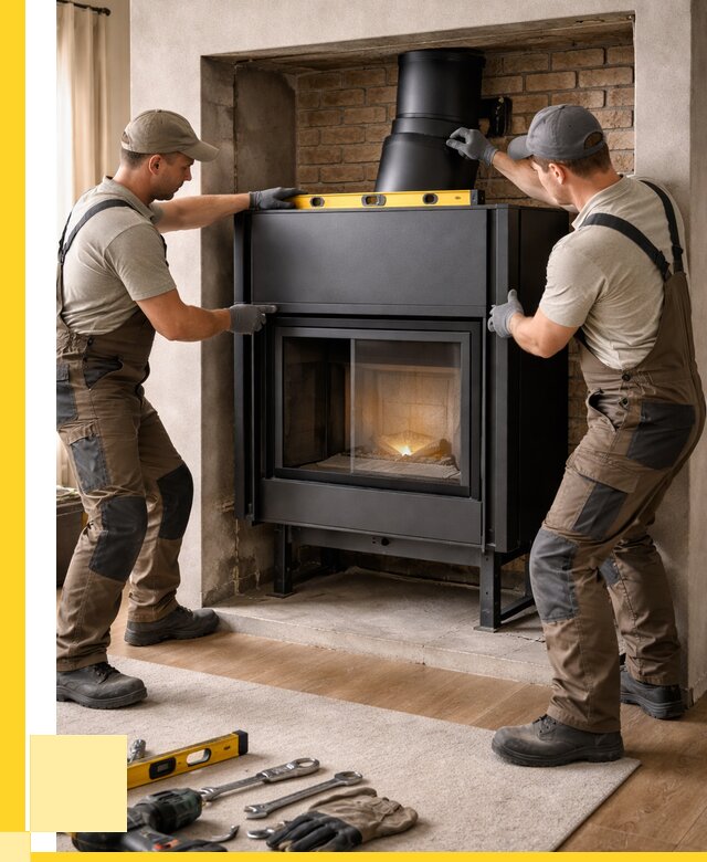 Установка каминных топок в Кыштыме под ключ от 18695 р. | ЭриданКшт