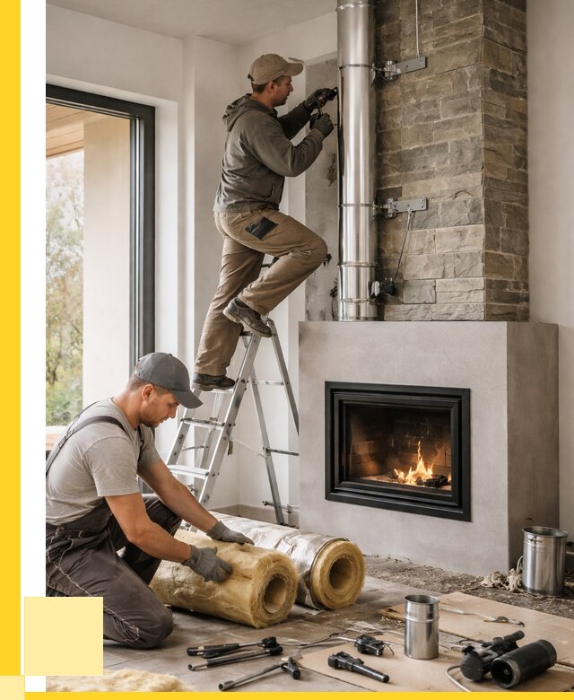 Монтаж дымоходов для каминов в Кыштыме от 15579 р. ЭриданКшт