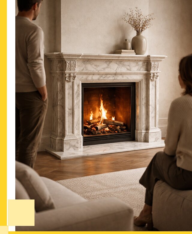 Мраморные камины под ключ в Кыштыме от 259650 р. | ЭриданКшт