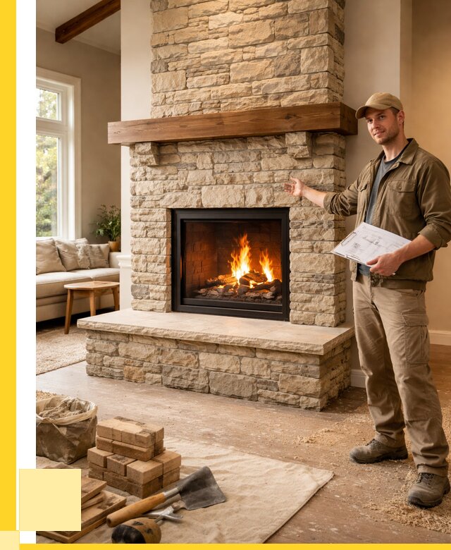 Камины под ключ в Кыштыме от 186948 р. | ЭриданКшт — установка