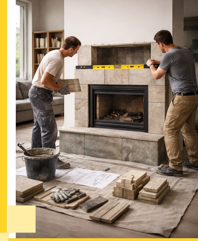 Монтаж каминов и установка в Кыштыме от 46737 р. | ЭриданКшт