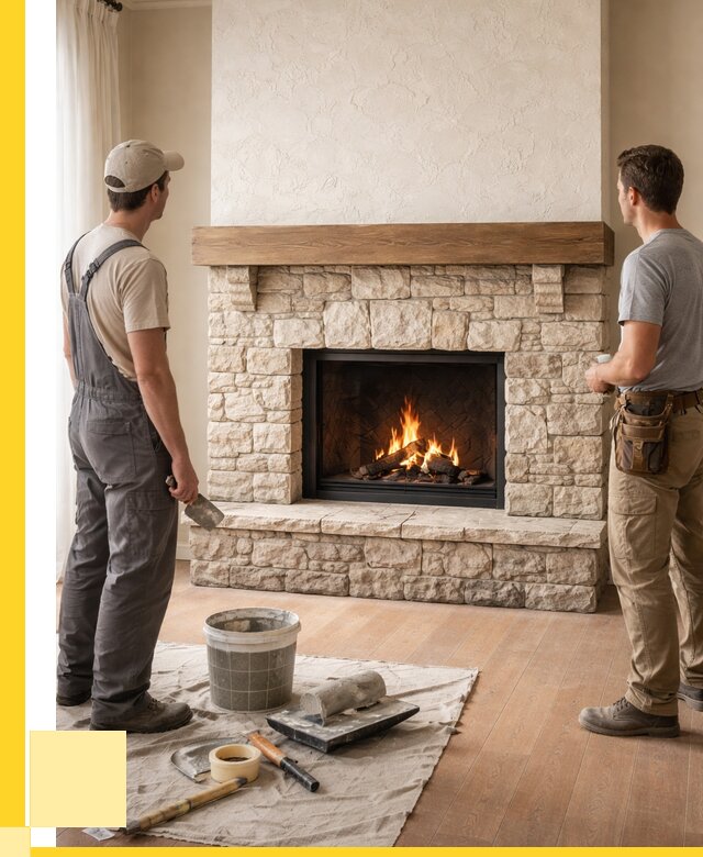 Отделка каминов в Кыштыме от 6751 р. под ключ | ЭриданКшт