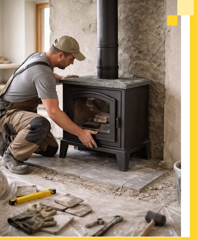 Профессиональный монтаж печей и каминов в Кыштыме под ключ