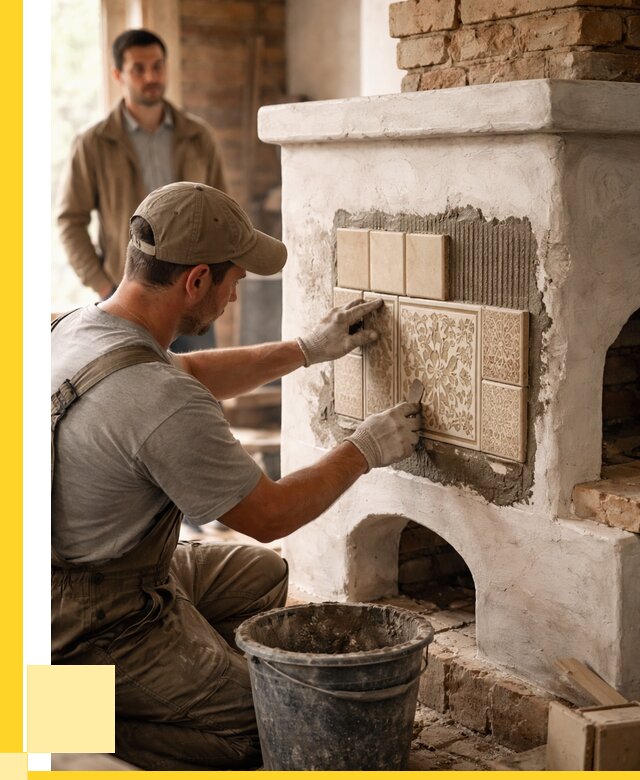 Отделка печей и банных печей в Кыштыме от 36351 р. | ЭриданКшт