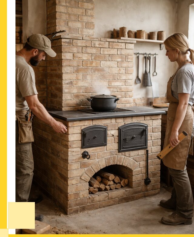 Варочно отопительные печи в Кыштыме от 93474 р. | ЭриданКшт