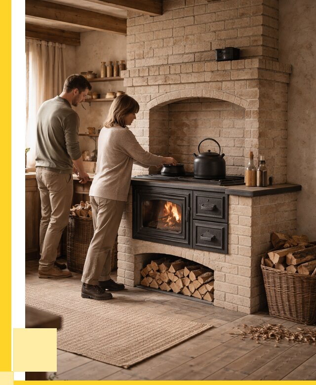 Печи с плитой в Кыштыме от 46737 р. | ЭриданКшт — кирпичная печь