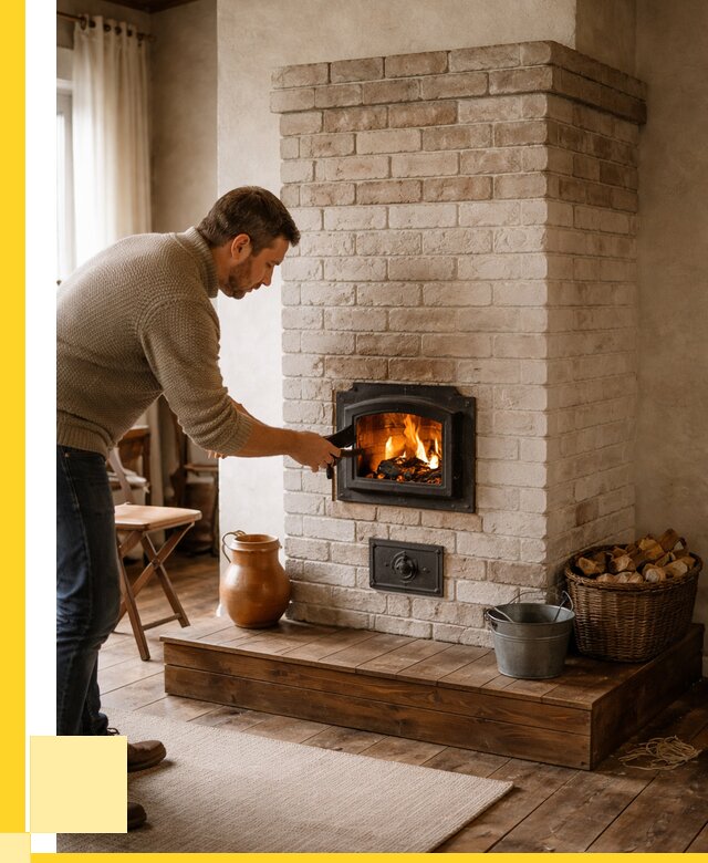 Печь голландка из кирпича в Кыштыме от 88281 р. | ЭриданКшт