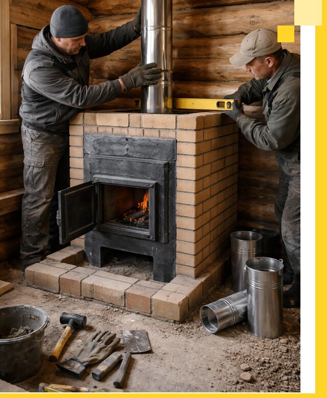 Проектирование, изготовление и установка банных печей в Кыштыме