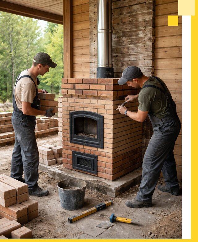 Производство и установка дачных печей под ключ в Кыштыме