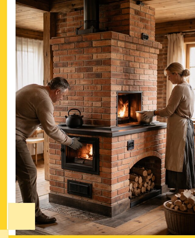 Печи для загородного дома под ключ в Кыштыме от 83088 р. | ЭриданКшт