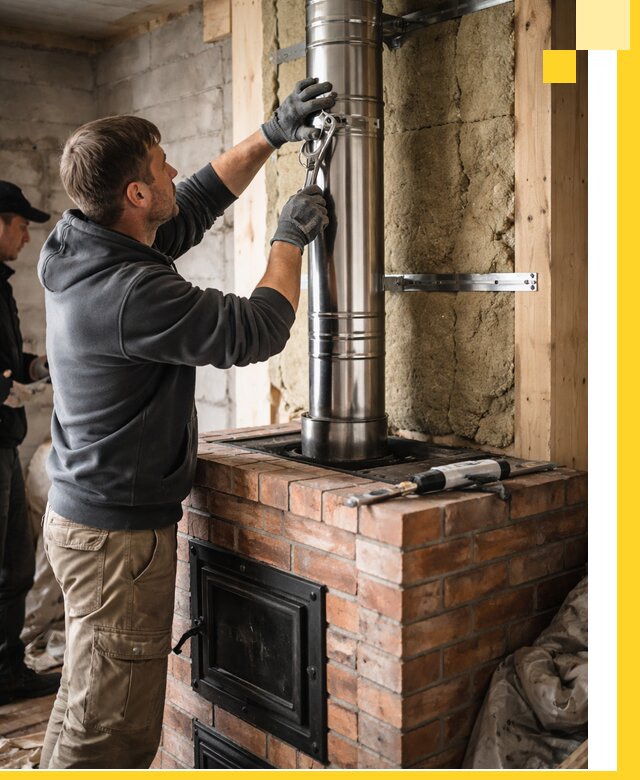 Изготовление и монтаж печей и дымоходов под ключ в Кыштыме