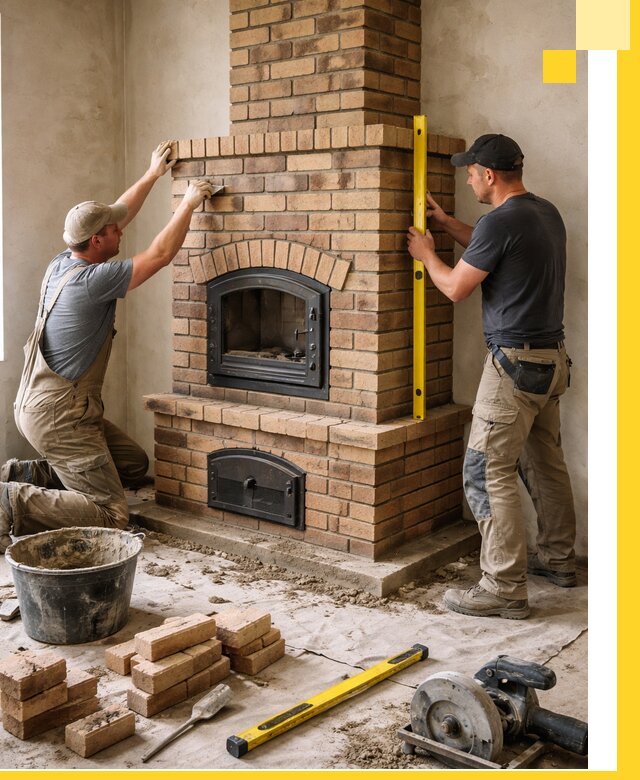 Продажа и установка печей и каминов для дома под ключ в Кыштыме