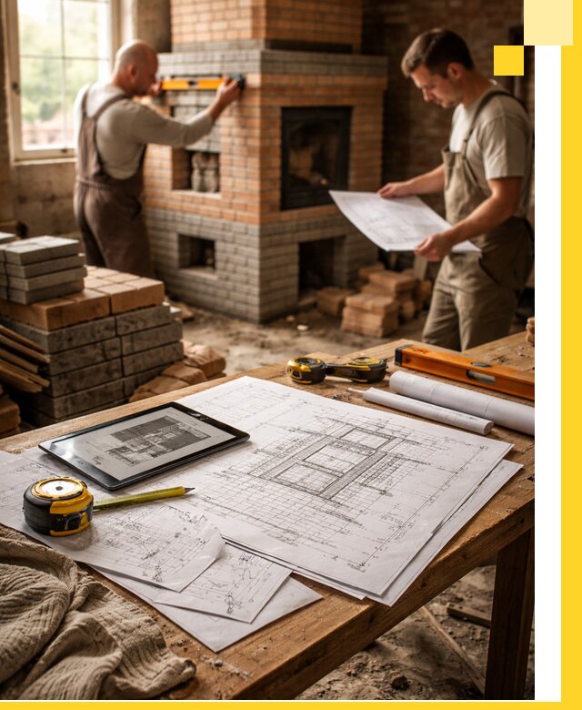 Проекты печей и каминов с индивидуальным дизайном в Кыштыме