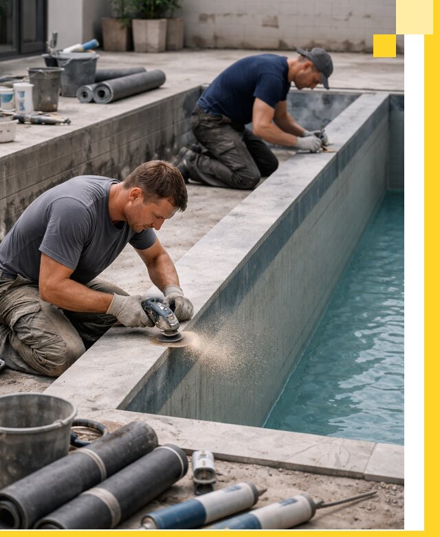 Профессиональный ремонт бассейнов под ключ в Кыштыме