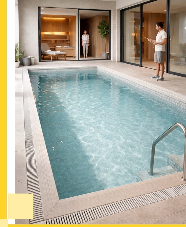 Отделка бассейна пленкой ПВХ в Кыштыме от 3635 р. - ЭриданКшт