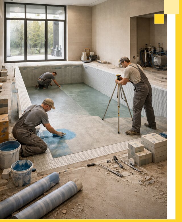 Проект и строительство закрытых бассейнов в Кыштыме под ключ