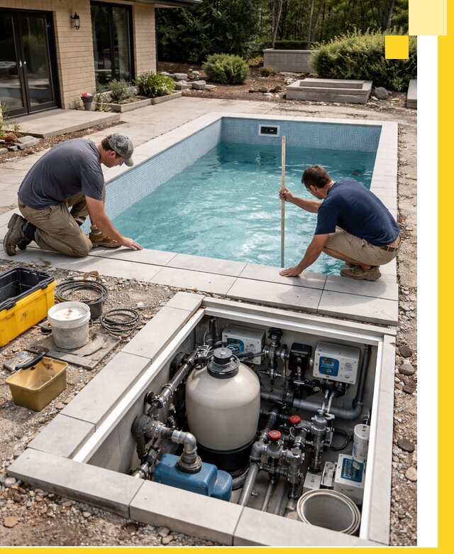 Строительство качественных домашних бассейнов под ключ в Кыштыме