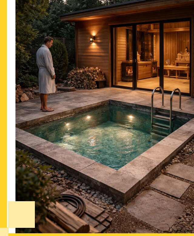 Бани с бассейном под ключ в Кыштыме от 98667 р. | ЭриданКшт