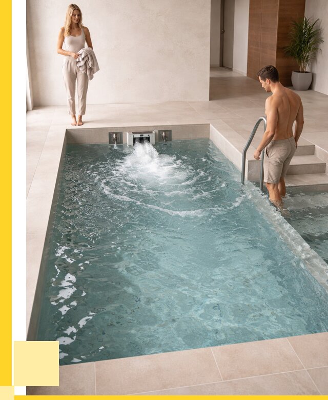 Бассейн с противотоком в Кыштыме от 259650 р. | ЭриданКшт