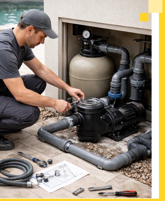 Поставка, монтаж и сервис насосов для бассейнов в Кыштыме