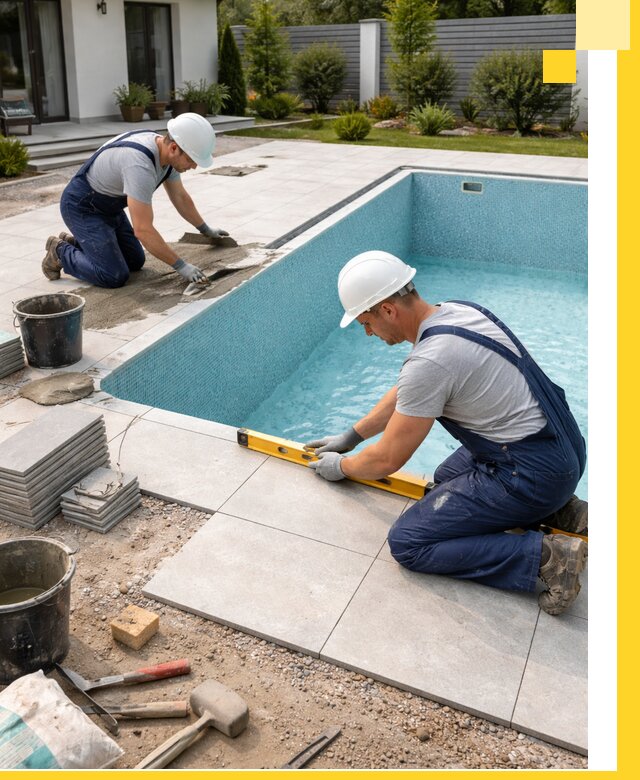 Строительство и монтаж плавательных бассейнов под ключ в Кыштыме