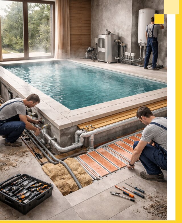 Проектирование и строительство тёплых бассейнов в Кыштыме