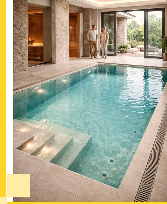 Бассейн во дворе в Кыштыме: проект, отделка от 1246320 р. | ЭриданКшт