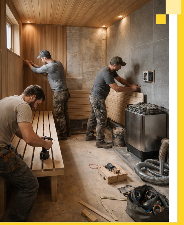 Сауны под ключ в Кыштыме, проектирование, строительство, отделка