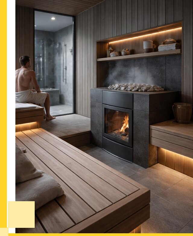 Проект сауны в частном доме в Кыштыме от 36351 р. | ЭриданКшт