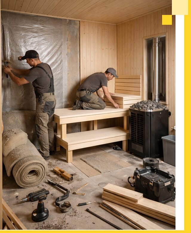 Проекты саун под ключ в Кыштыме дизайн и строительство