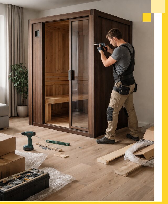 Установка и производство мини саун под ключ в Кыштыме