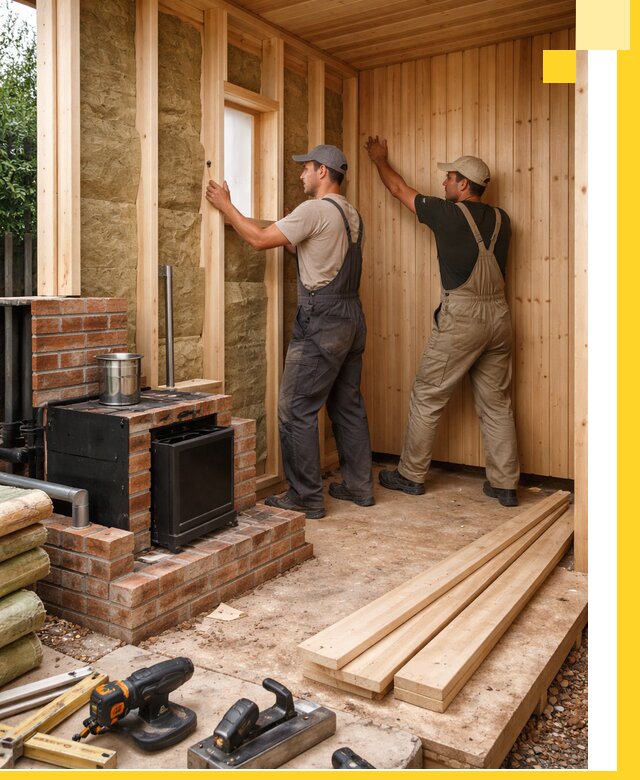 Строительство и установка дачных саун под ключ в Кыштыме