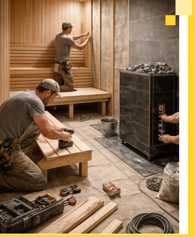 Дизайн и строительство интерьерных саун под ключ в Кыштыме