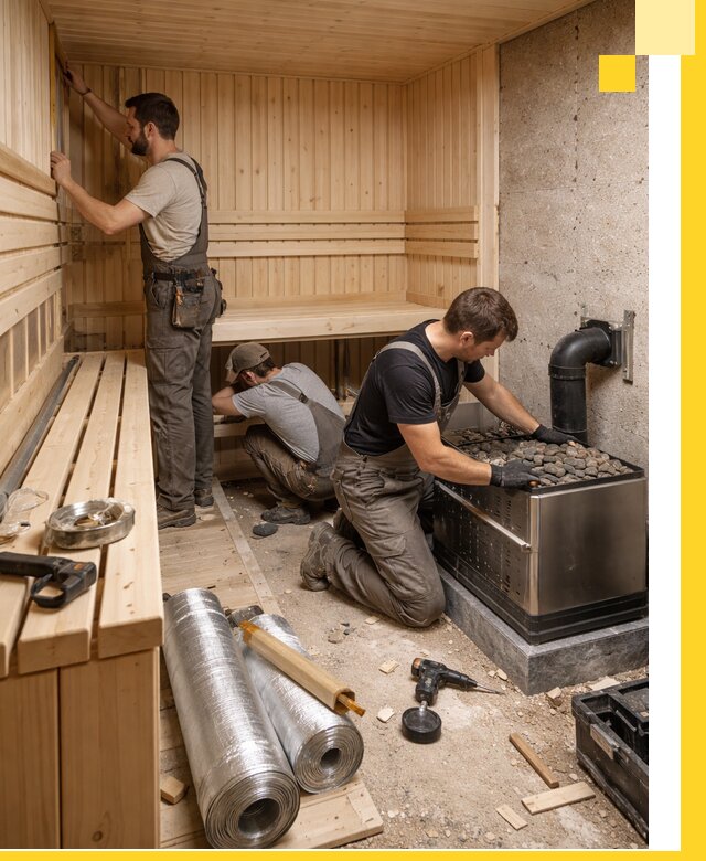 Индивидуальные сауны на заказ в Кыштыме под ключ, проект и монтаж