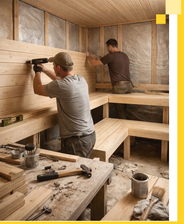 Профессиональная отделка бань и саун под ключ в Кыштыме