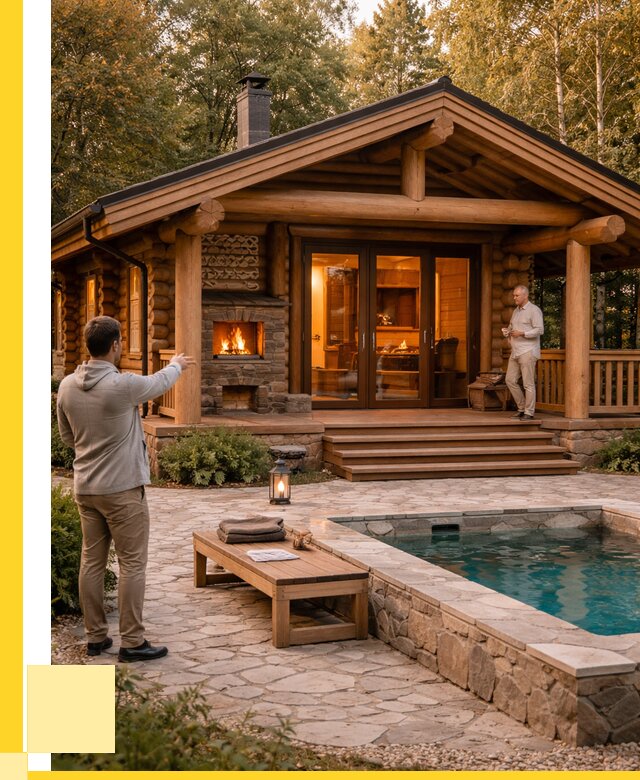 Проекты бань и хамам в Кыштыме от 25965 р. | ЭриданКшт