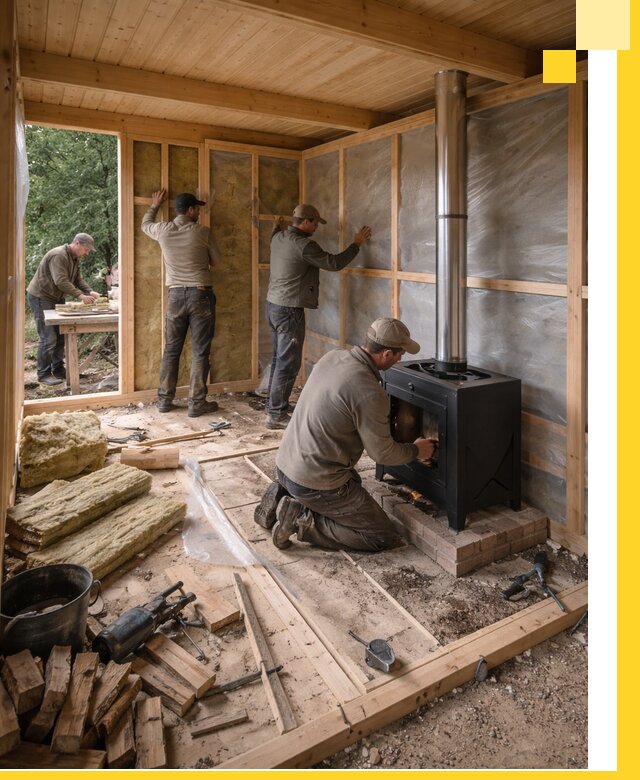 Профессиональный монтаж бань под ключ в Кыштыме для дома