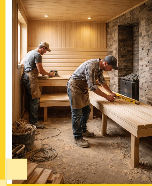 Отделка бани в Кыштыме: внутренняя отделка от 3116 р. | ЭриданКшт