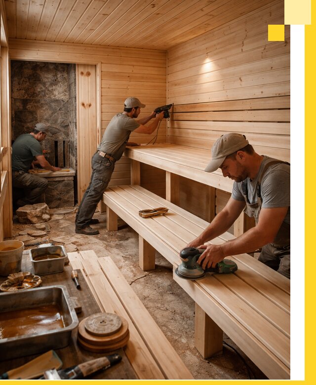 Профессиональная отделка бань в Кыштыме под ключ, с гарантией