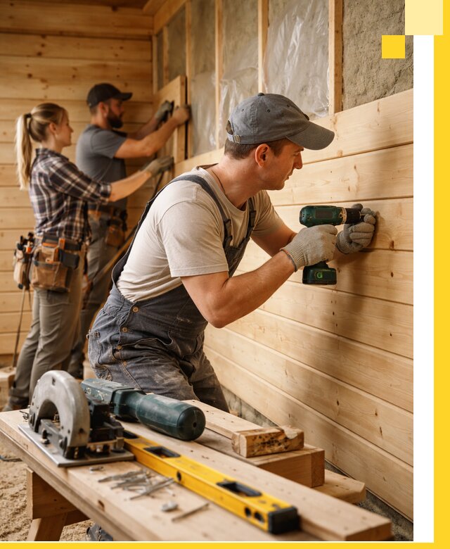 Обшивка бань под ключ в Кыштыме: отделка стен и потолков