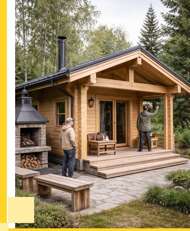 Деревянные бани под ключ в Кыштыме от 467370 р. | ЭриданКшт