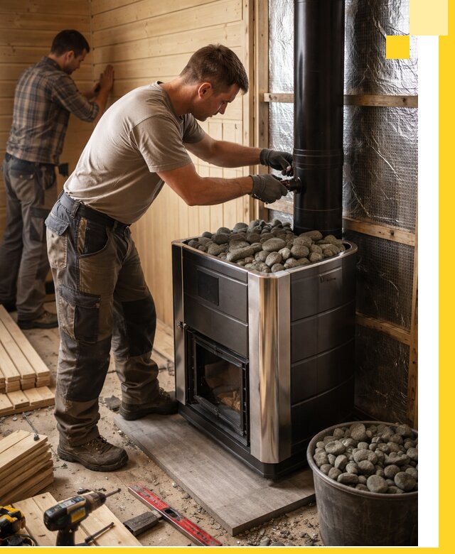 Проектирование и строительство парилок для бани в Кыштыме под ключ