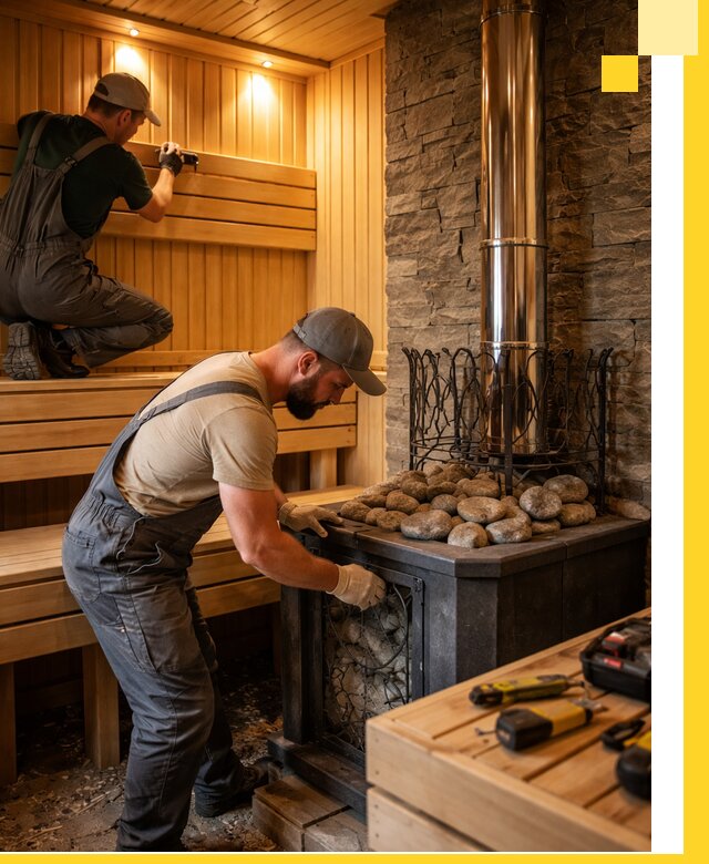 Комплексный дизайн бань, саун и зон отдыха в Кыштыме