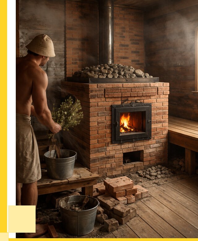 Кирпичные банные печи в Кыштыме от 93474 р. | ЭриданКшт