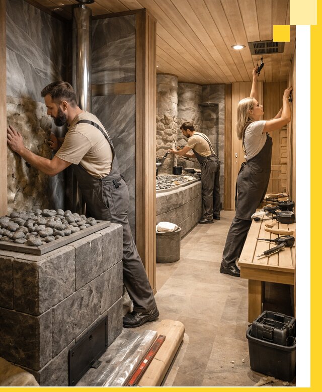 Строительство бань и SPA процедур в Кыштыме под ключ и отделкой