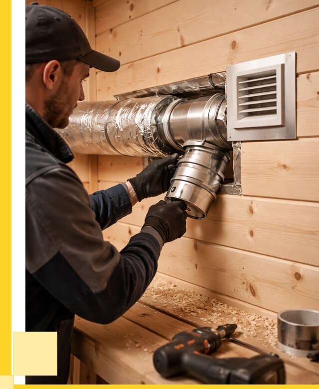 Монтаж вентиляции бани в Кыштыме от 12463 р. | ЭриданКшт