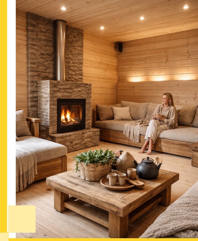 Проект бани с комнатой отдыха в Кыштыме от 36351 р. | ЭриданКшт