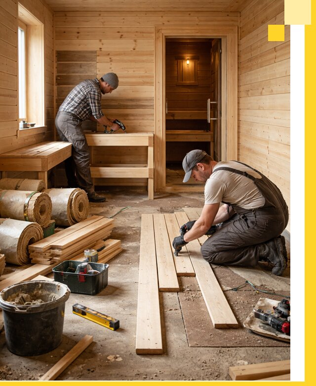 Индивидуальный проект бани с комнатой отдыха под ключ в Кыштыме