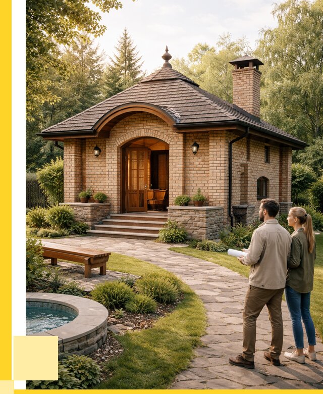 Проект кирпичной бани в Кыштыме от 31158 р. | ЭриданКшт