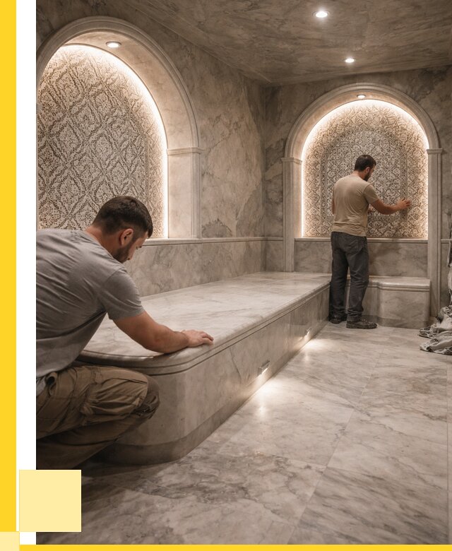 Турецкие бани под ключ в Кыштыме от 259650 р. | ЭриданКшт